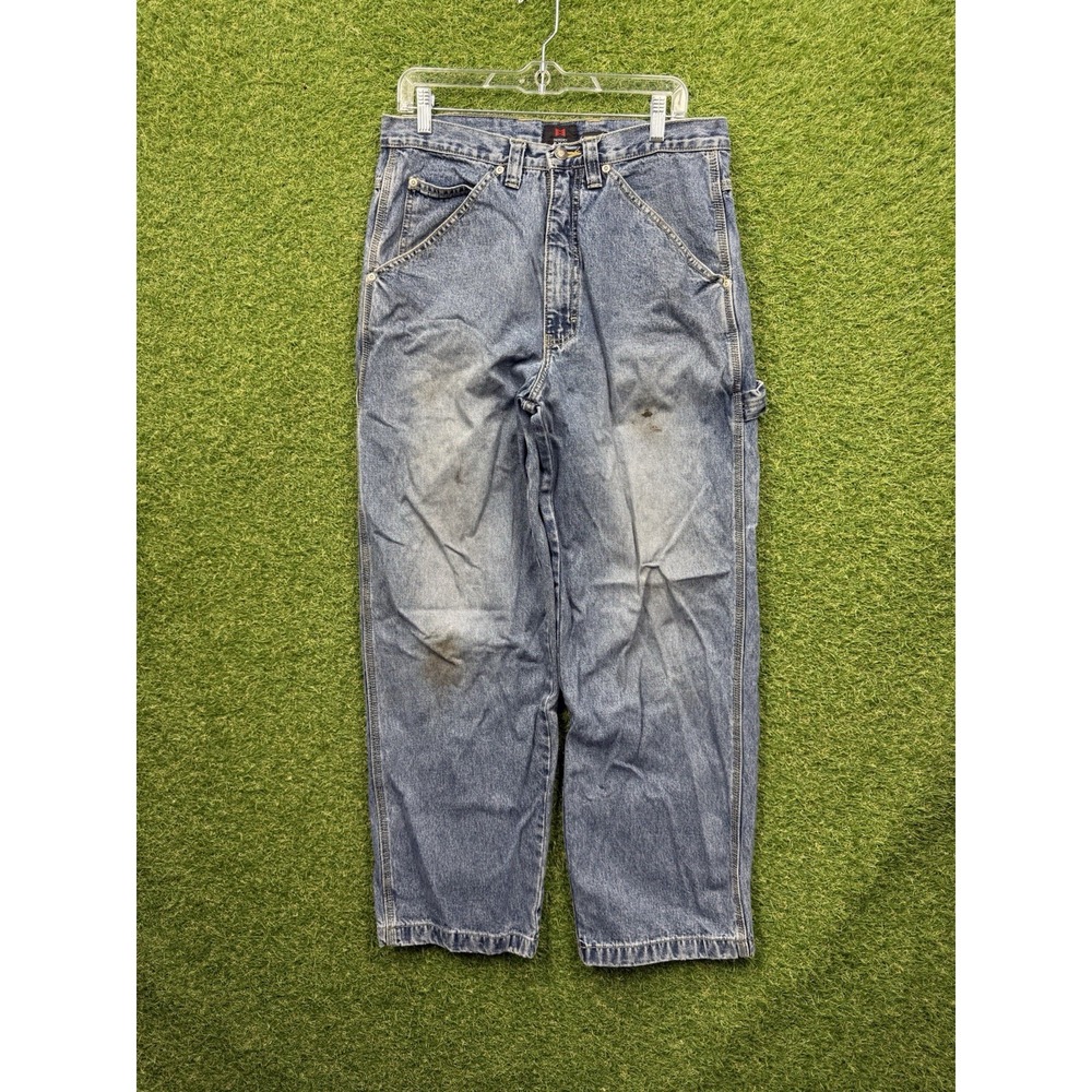Vintage EMERGENCY EXIT Y2K Jeans Mens 34x32 Workwear Carpenter Denim Skater